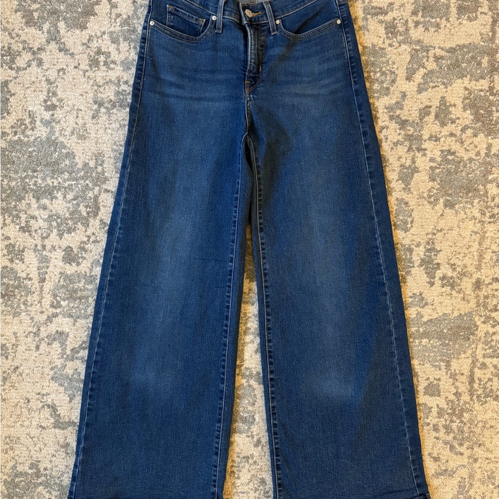 Levi's Women's Flare Jeans - Dark Blue